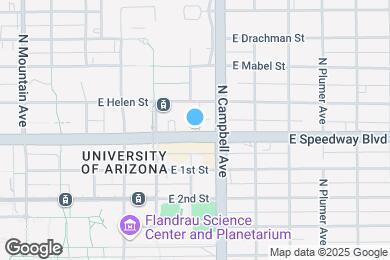 Map image of the property - Palm Shadows Apartments