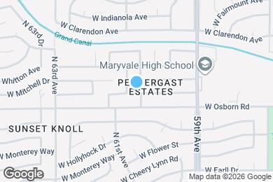 Map image of the property - 3420 N 60th Ave