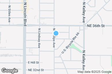 Map image of the property - 801 NE 35th St