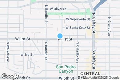 Map image of the property - 909 W 1st St