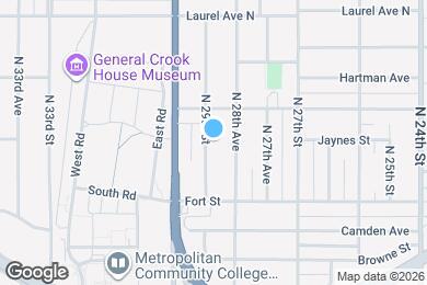 Map image of the property - 5359 N 29th St