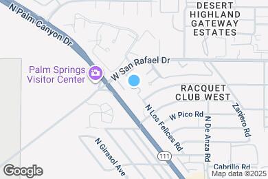 Map image of the property - 2875 N Los Felices Rd