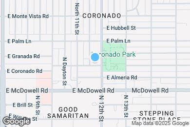 Map image of the property - 1140 E Coronado Rd