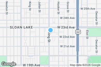 Map image of the property - 2220 Irving St