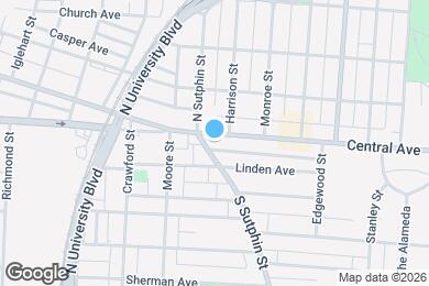 Map image of the property - 2022 Central Ave