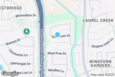 Map image of the property - 14815 Oak Pines Dr