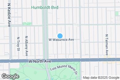 Map image of the property - 2917 W Wabansia Ave