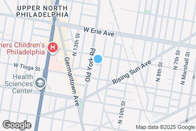 Map image of the property - 3536 N Marvine St