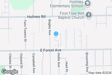 Map image of the property - Woodcreek Apartments