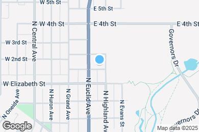 Map image of the property - 212 E 1st St