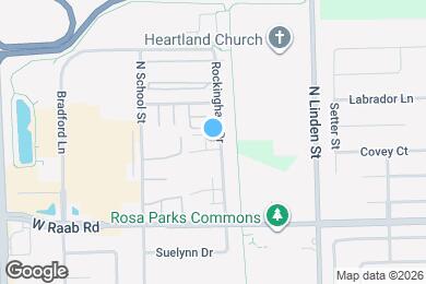 Map image of the property - 1713 Rockingham Dr
