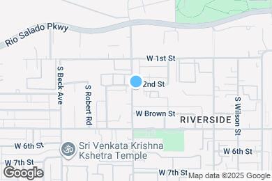 Map image of the property - The Hardy Tempe Townhome Living