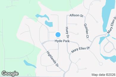 Map image of the property - 1140 Hyde Park