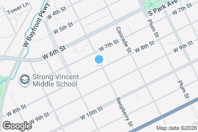 Map image of the property - 1104 W 8th St