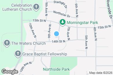 Map image of the property - 1405 8th Ave N