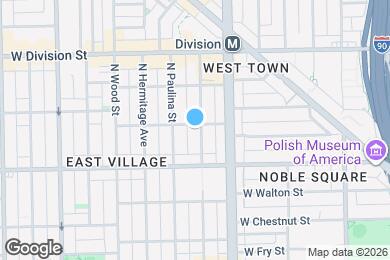 Map image of the property - 1038 N Marshfield Ave