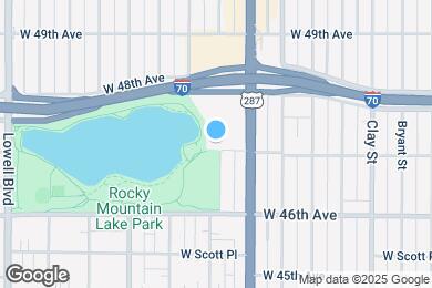 Map image of the property - 3101 W 47th Ave