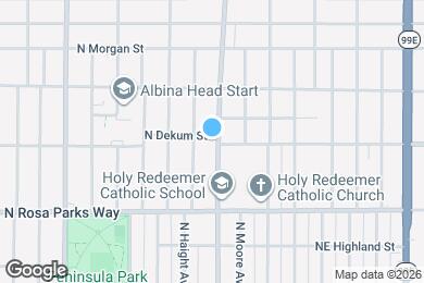 Map image of the property - 212 N Dekum St