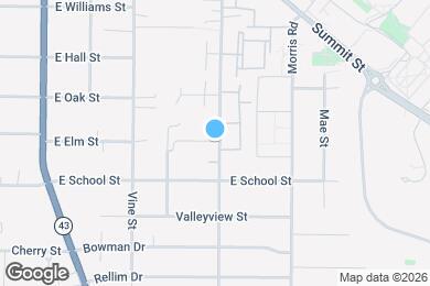 Map image of the property - 960 S Lincoln St