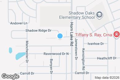 Map image of the property - 4155 Shadow Oaks Dr