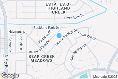 Map image of the property - 19470 Tahoka Springs Dr