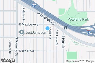 Map image of the property - 1749 S Gilpin St