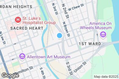 Map image of the property - The Tribeca Apartments