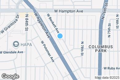 Map image of the property - 8029 W Beckett Ave