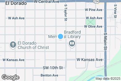 Map image of the property - 518 W Cave Springs Ave