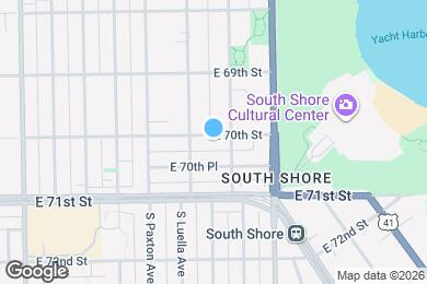 Map image of the property - 2327 E 70th St