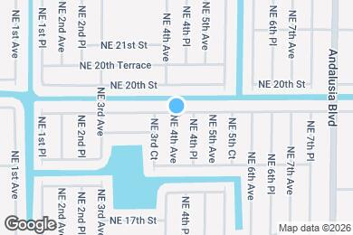 Map image of the property - 1913 NE 4th Ave