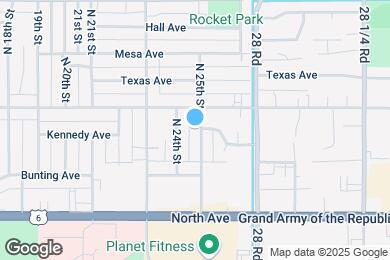 Map image of the property - 1405 N 25th St