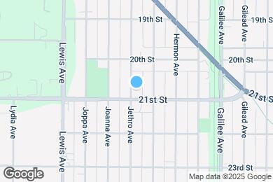 Map image of the property - 2041 Jethro Ave