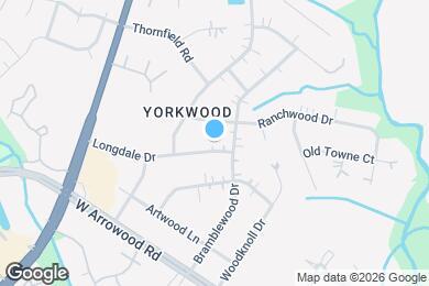 Map image of the property - 2010 Longdale Dr