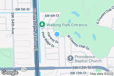 Map image of the property - 883 W Country Club Cir