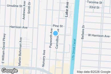 Map image of the property - 304 London Ave