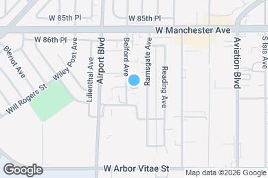 Map image of the property - 8730 Belford Ave