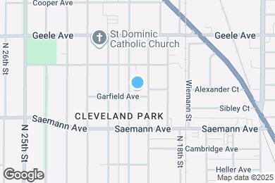 Map image of the property - 1914 Garfield Ave