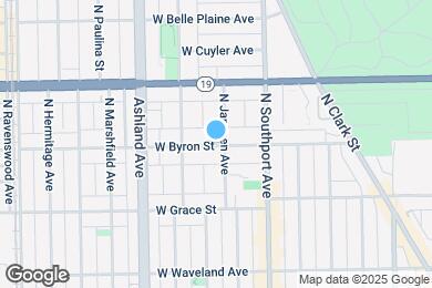 Map image of the property - 1446 W Byron St