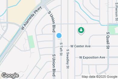 Map image of the property - 571 S Taft St