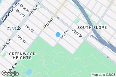 Map image of the property - 712 6th Ave