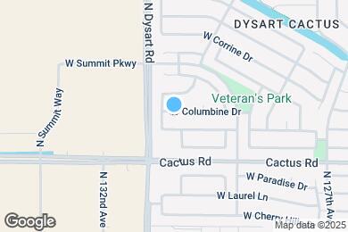 Map image of the property - 13033 W Columbine Dr