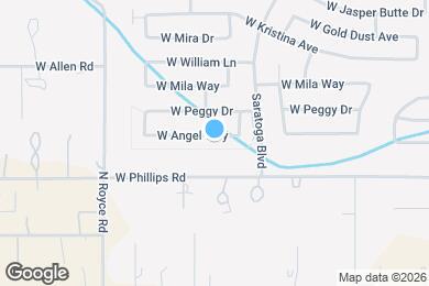 Map image of the property - 2719 W Angel Way