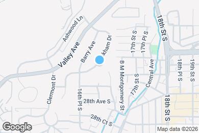 Map image of the property - 1617 Beckham Dr