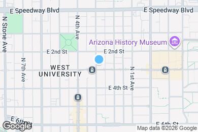 Map image of the property - 503 E University Blvd