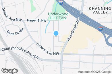 Map image of the property - 1742 Ridgeway Ave NW