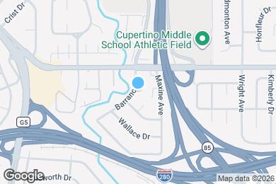 Map image of the property - 10924 Barranca Dr