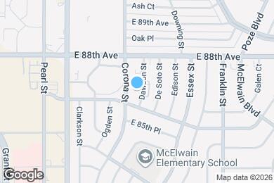 Map image of the property - 8741 Dawson St