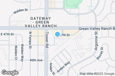 Map image of the property - 18553 E 47th Pl