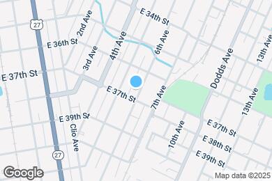 Map image of the property - 3619 6th Ave